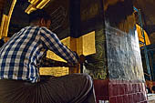 Interior gold pattern at Mahamuni temple, Mandalay, Myanmar 